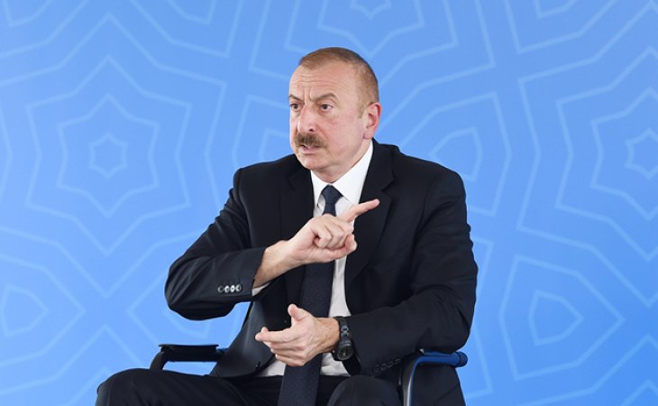 İlham Əliyev: “Heç kim bizə heç nə diktə edə bilməz” - VİDEO