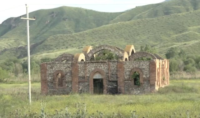 Qubadlı məscidi də erməni barbarlığına tuş gəlib  - VİDEO