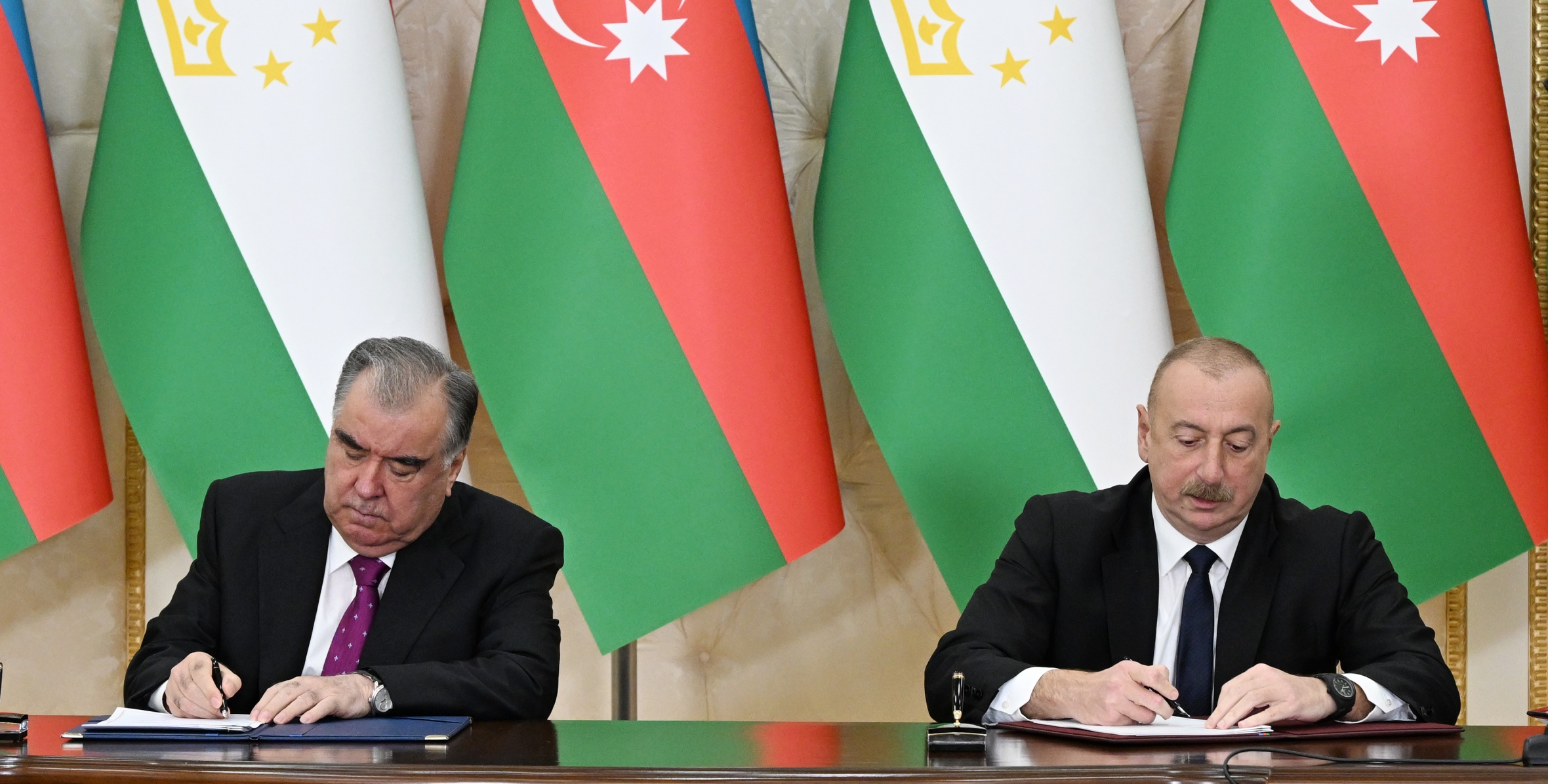 Azərbaycan-Tacikistan sənədləri imzalandı - FOTO/VİDEO