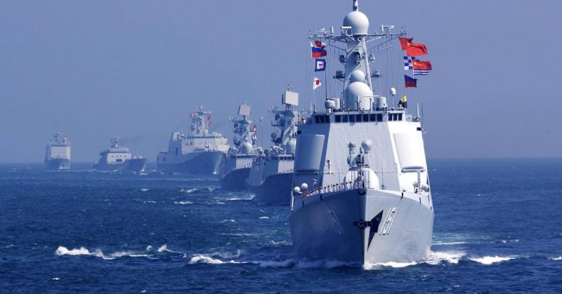 Çin ordusu Tayvanı döyüş gəmiləri ilə tamamilə mühasirəyə alıb - FOTO