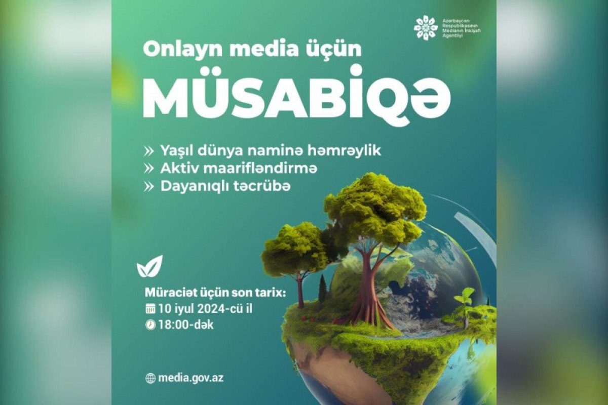 MEDİA onlayn media subyektləri üçün müsabiqə ELAN ETDİ  
