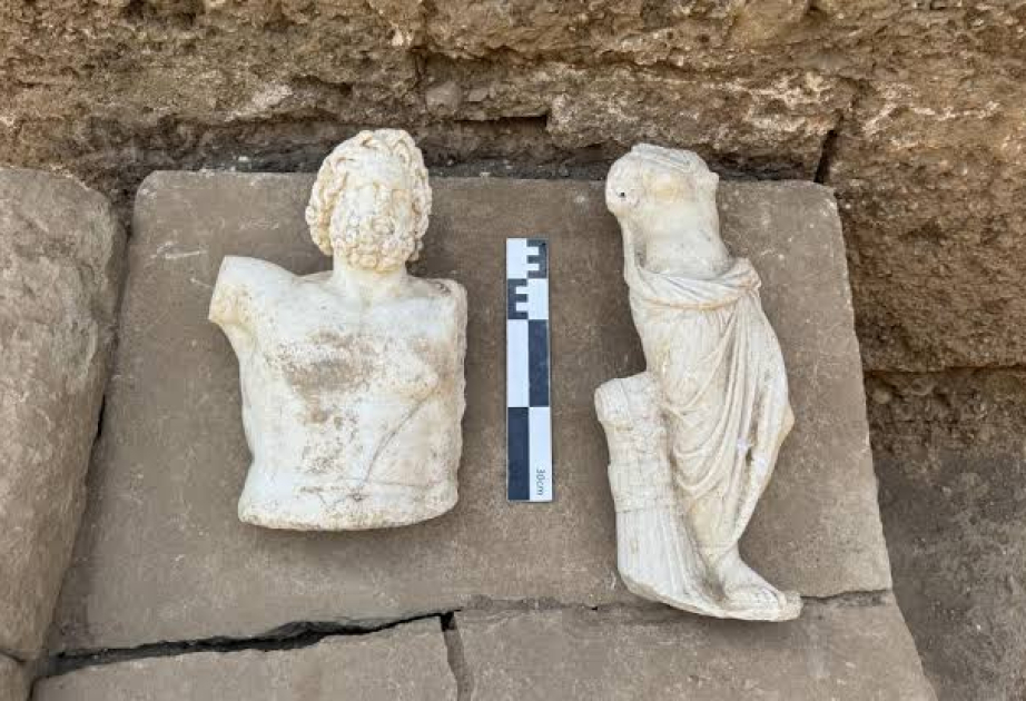 Antalyada Roma dövrünə aid heykəllər tapıldı