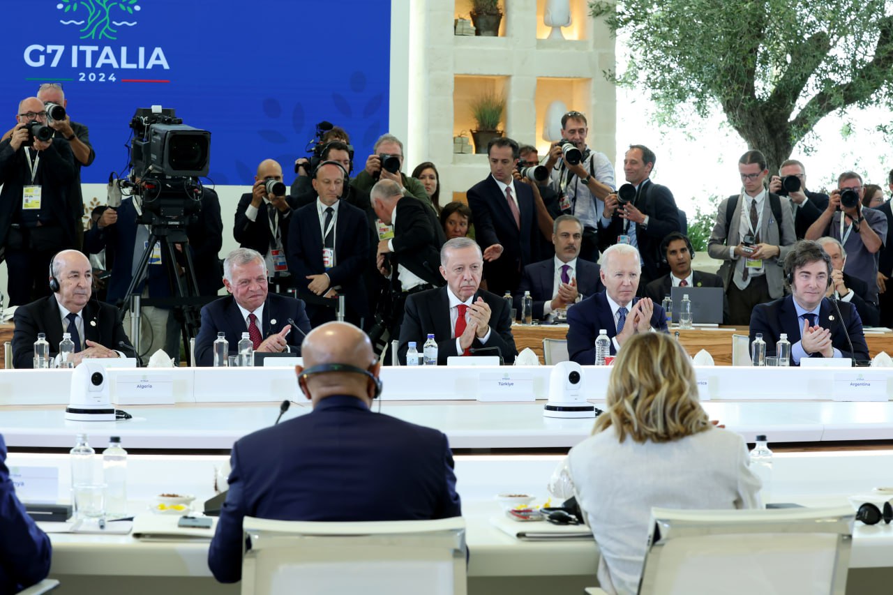 Ərdoğan: “G7-dən ədalətli, hərtərəfli və real yanaşma gözləyirik” - FOTO