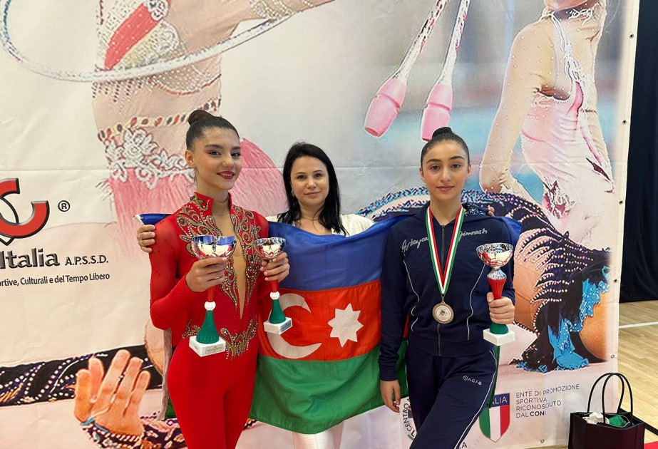 Bədii gimnastlarımız beynəlxalq turnirdə 13 medal qazandılar - FOTO-VİDEO