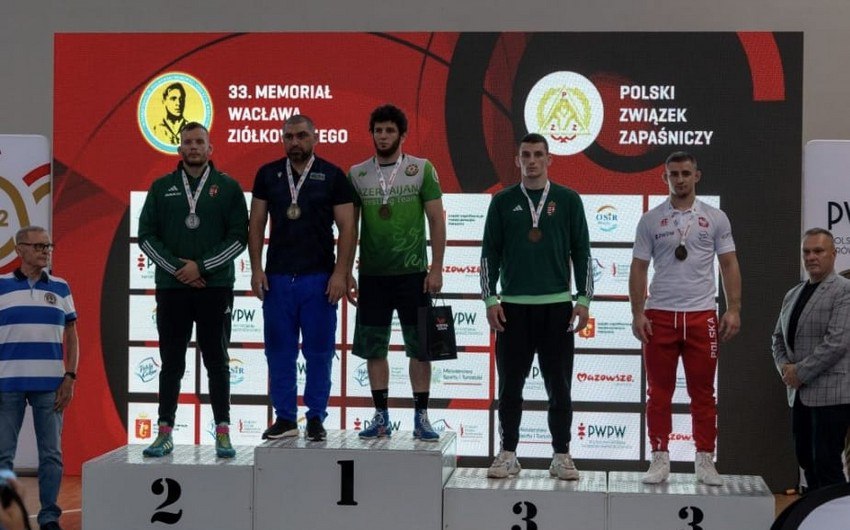 Güləşçilərimiz Polşada 3 medal qazandı