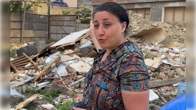 Evi qanunsuz sökülən qadınla bağlı YENİ XƏBƏR Evi qanunsuz sökülən qadınla bağlı YENİ XƏBƏR