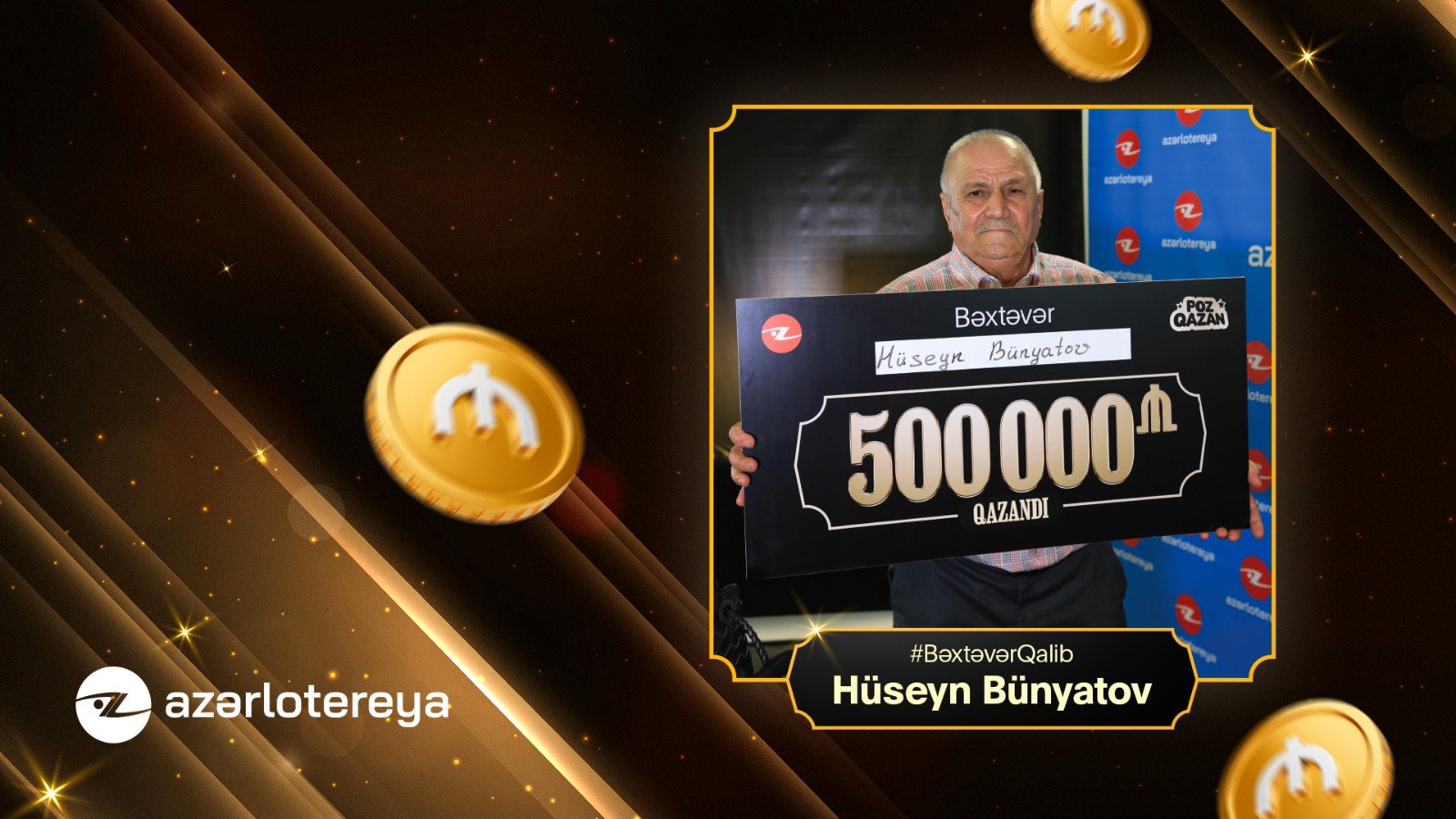 Bakıya nəvəsini görməyə gələn baba “Poz-Qazan”dan 500 000 manat uddu – VİDEO  