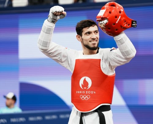 Paris-2024: Azərbaycan taekvondoçusu finala yüksəldi - VİDEO