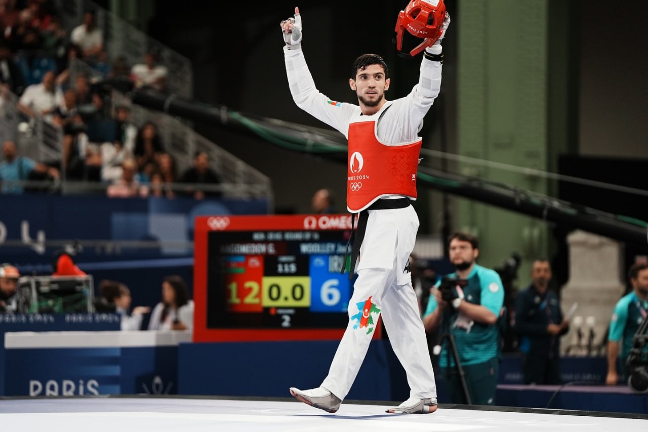 Taekvondoçumuz Qaşım Maqomedov gümüş medal qazandı Taekvondoçumuz Qaşım Maqomedov gümüş medal qazandı