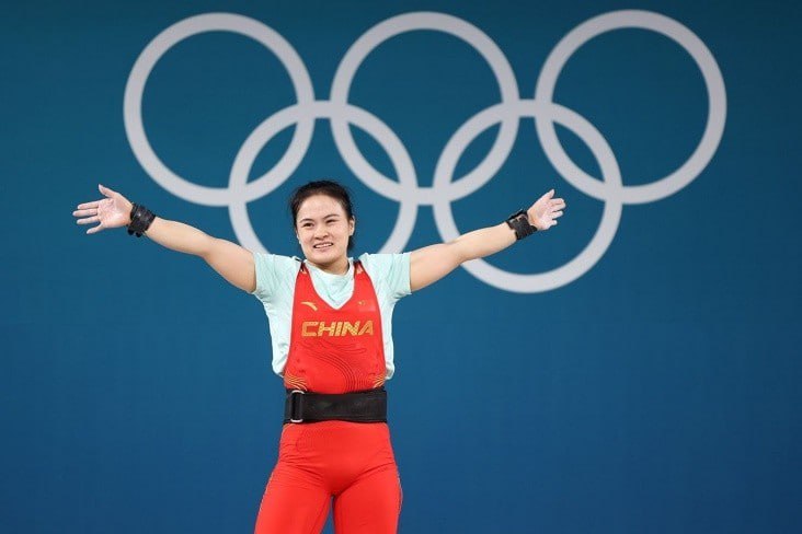 Çinli idmançı 3 olimpiya rekordu vurdu Çinli idmançı 3 olimpiya rekordu vurdu