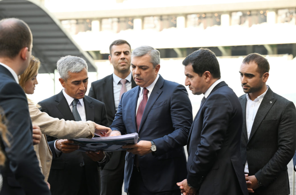 COP29-un Təşkilat Komitəsinin sədrinin rəhbərliyi altında Bakı Olimpiya Stadionuna baş çəkilib - FOTO