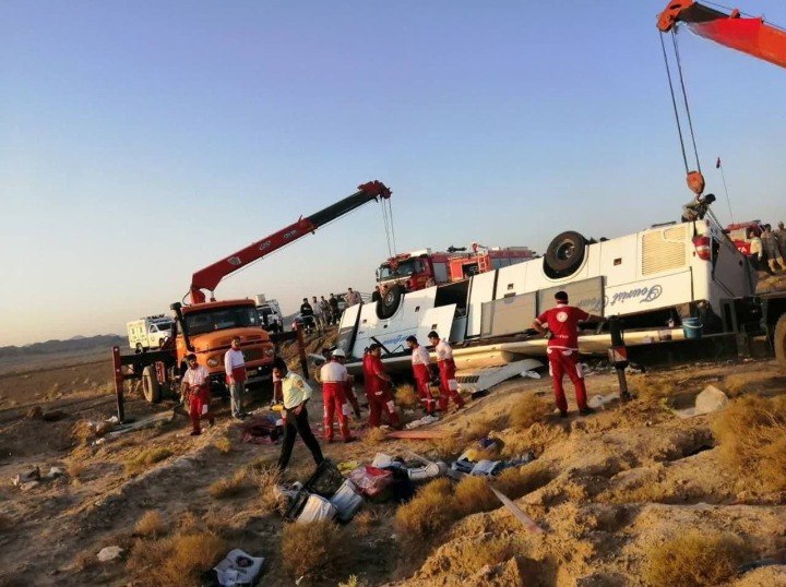 İranda avtobus aşdı: Çox sayda ölən və yaralananlar var