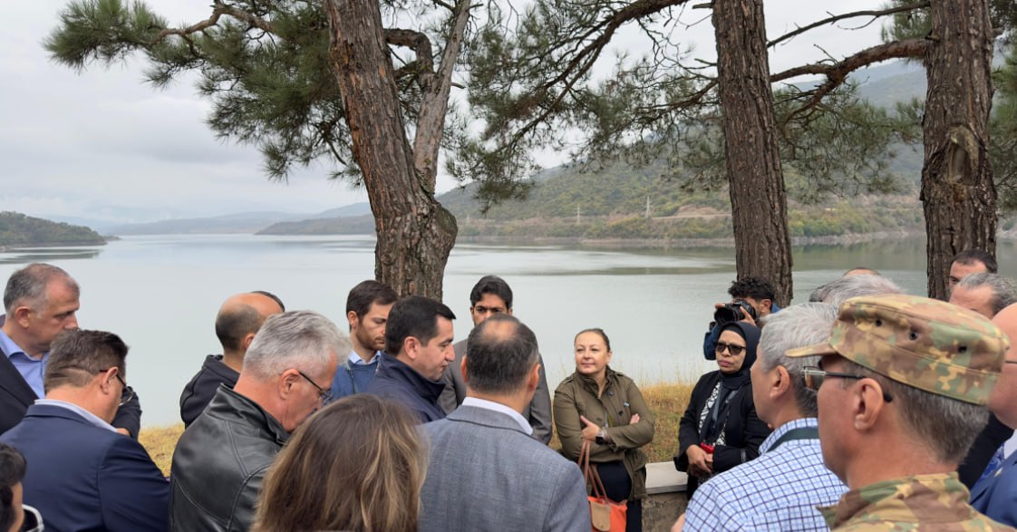 Xarici diplomatlar Sərsəng su anbarında - FOTO/VİDEO