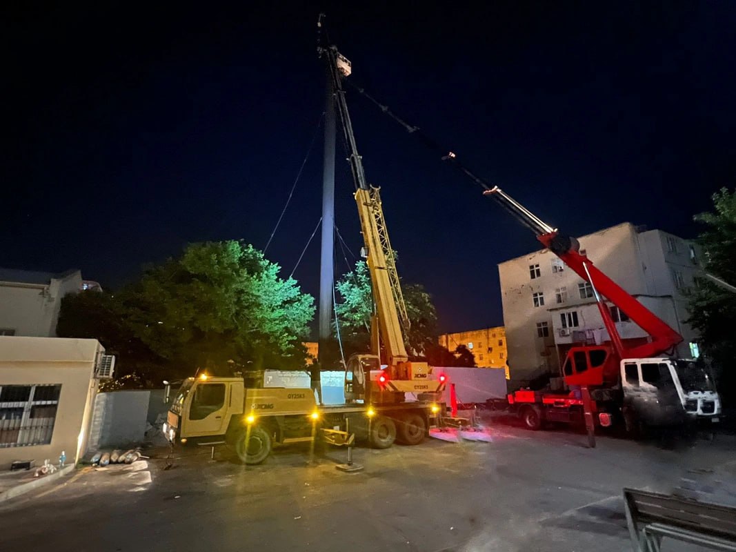 Bakının bəzi rayonlarında yeni qazanxanalar tikilir - ÜNVANLAR - FOTO