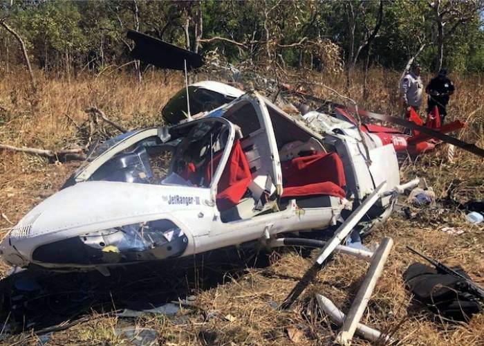 Hindistanda özəl helikopter qəzaya uğradı: Ölənlər var