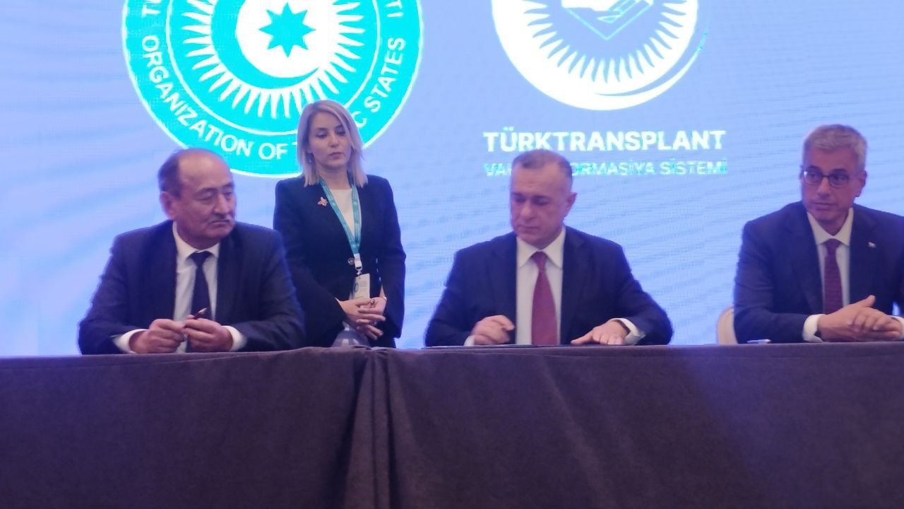 Şuşada "Türktransplant" sisteminin yaradılmasına dair Niyyət Protokolu imzalandı - YENİLƏNİB/FOTO