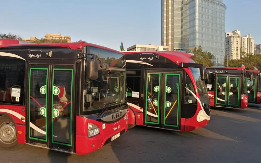 Bakıda fəaliyyət göstərən avtobusların sayı AÇIQLANDI