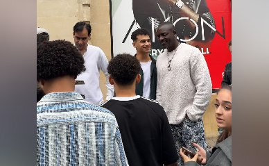 Dünya ulduzu Akon Bakıda - VİDEO