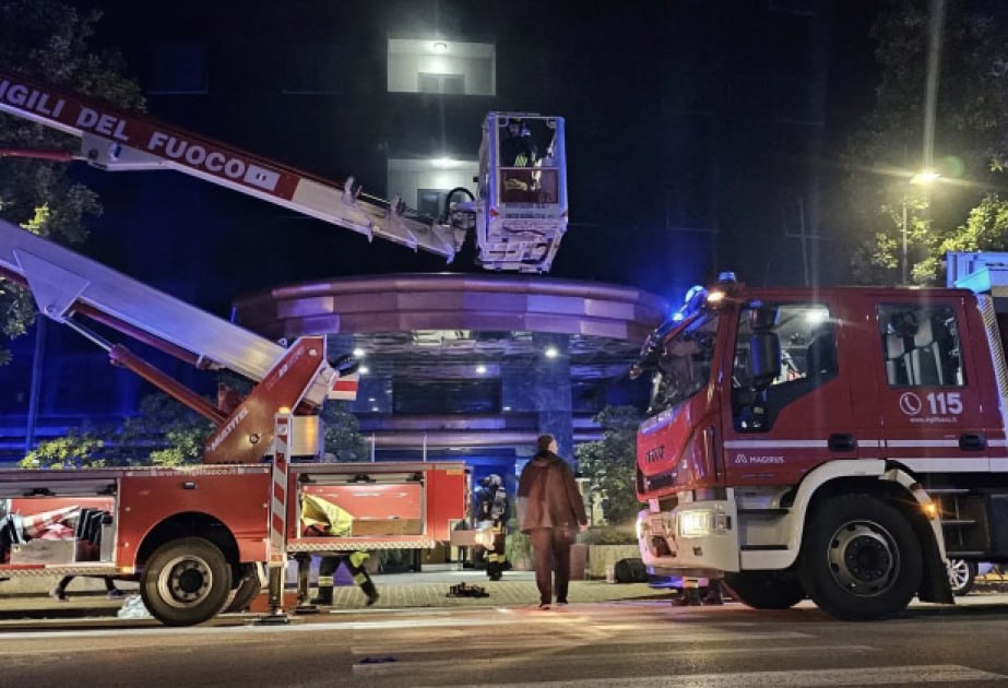 İtaliyada hoteldə yanğın: 273 nəfər təxliyə edildi, 45-i tüstüdən zəhərləndi