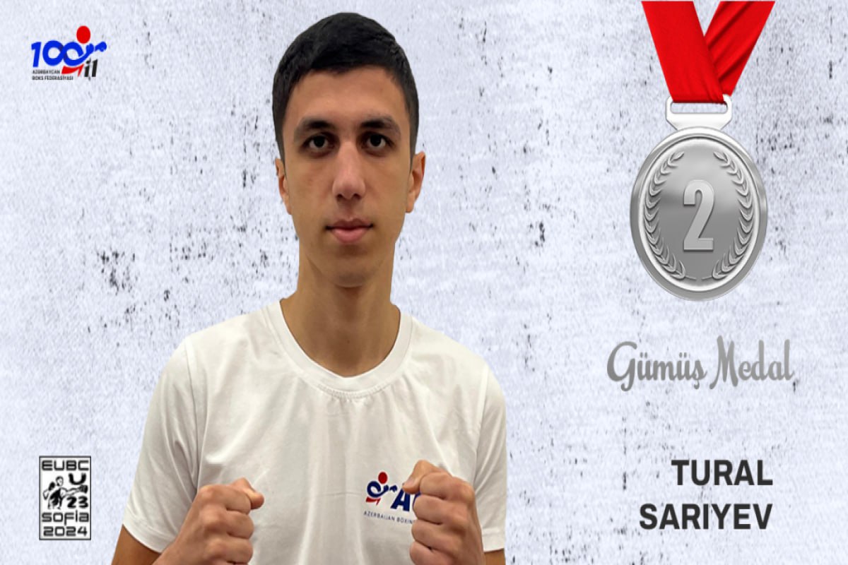 Tural Sarıyev Avropa çempionatında gümüş medal qazandı