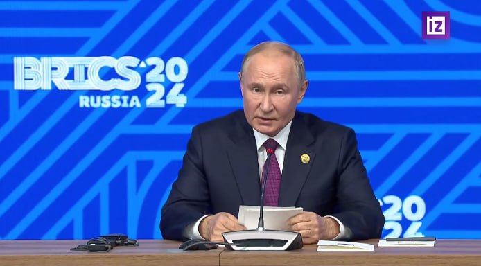 Putin BRICS sammitinin yekunlarına dair mətbuat konfransı keçirib - VİDEO