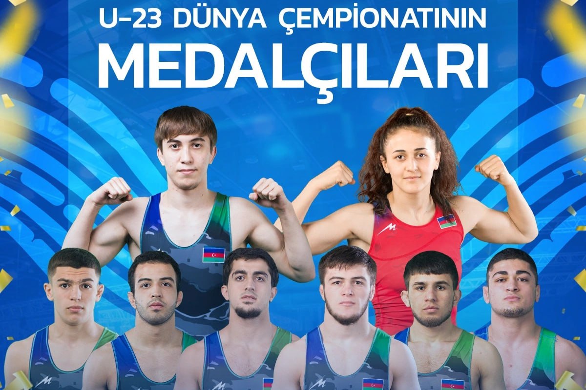 Güləşçilərimiz dünya çempionatında 8 medal qazandılar