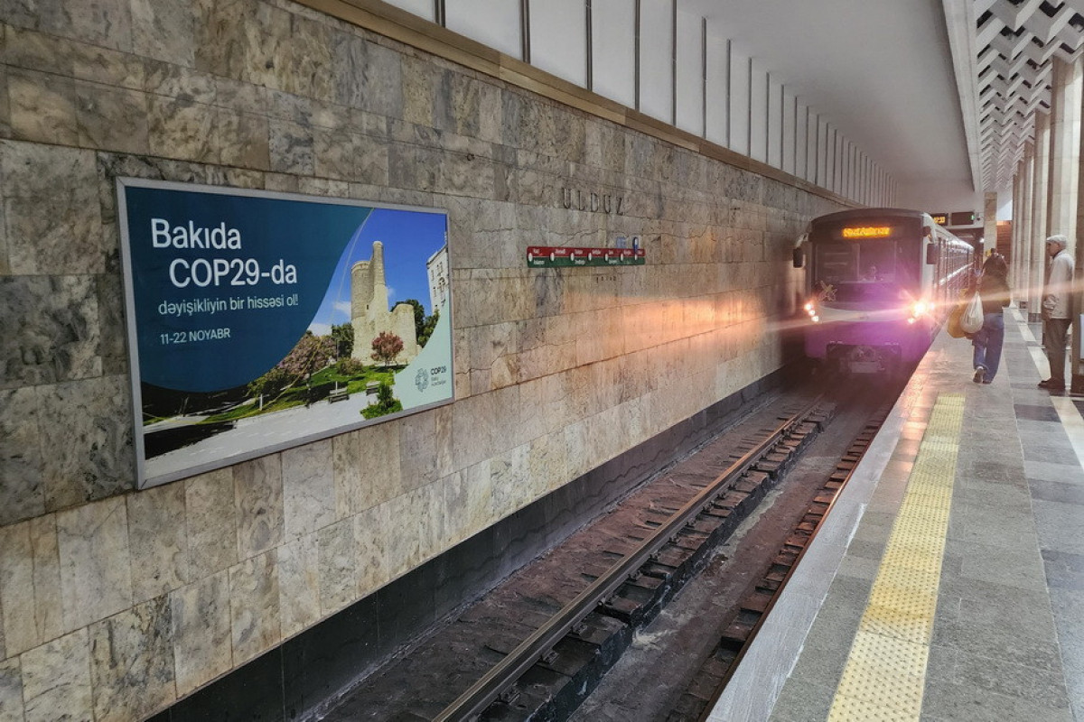 Bakı metrosunda COP29-la bağlı hansı işlər aparılır? – FOTO