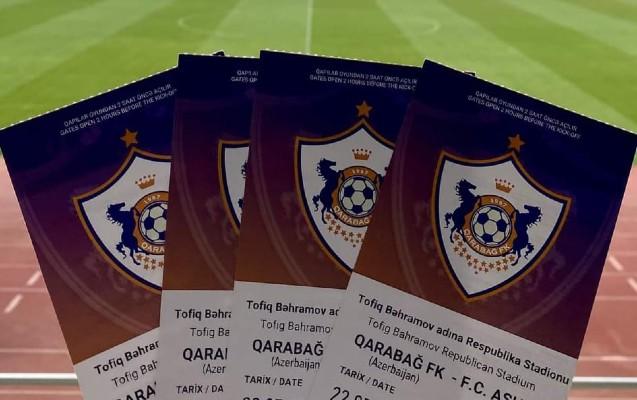 "Qarabağ"ın səfər oyununa qonaq azarkeşlər üçün ayrılmış biletlər satışa ÇIXARILIR