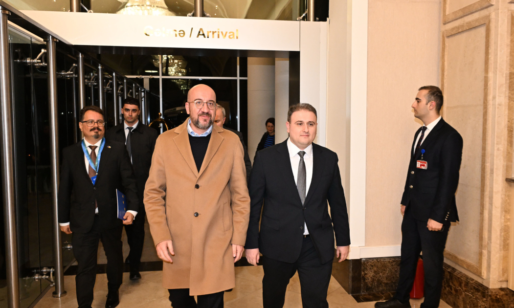 Şarl Mişel Azərbaycanda səfərdədir – FOTO Şarl Mişel Azərbaycanda səfərdədir – FOTO