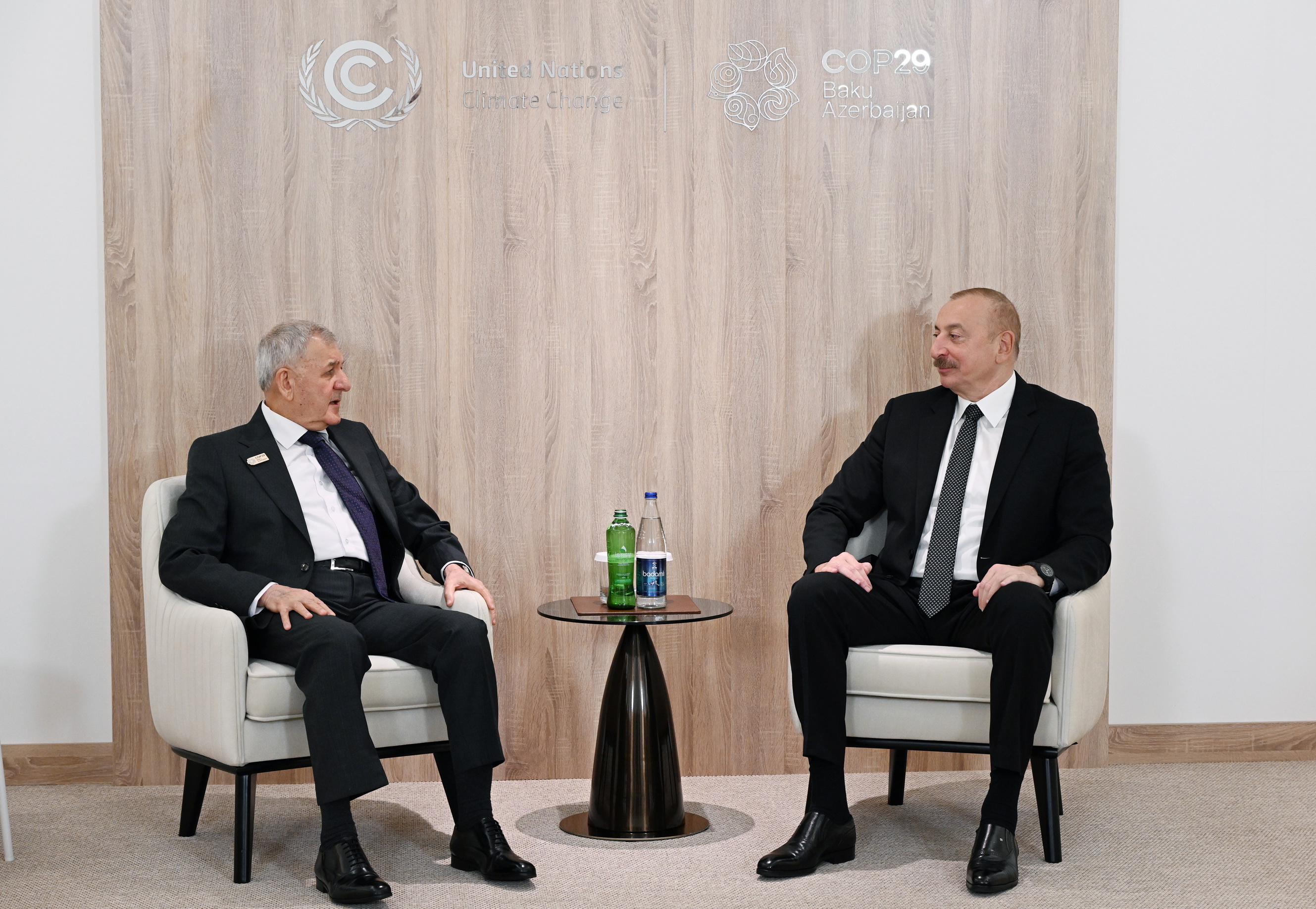 Prezident iraqlı həmkarı ilə GÖRÜŞDÜ – FOTO/VİDEO