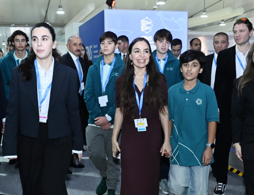 Leyla Əliyeva Dəniz Növlərinin Beynəlxalq Müdafiəsi layihəsinin təqdimatında – FOTO