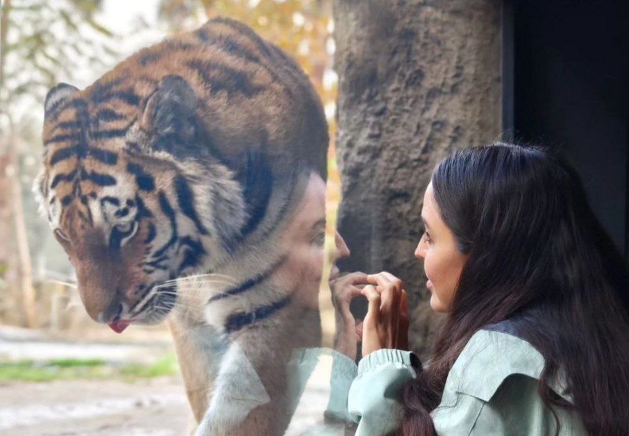 Leyla Əliyeva Bakı Zooloji Parkında - FOTO