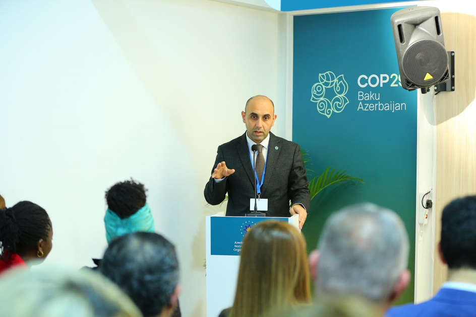 COP29-da Ermənistanın ərazilərimizdə törətdiyi ekosiddən bəhs edən sənədli filmin təqdimatı olub - FOTO