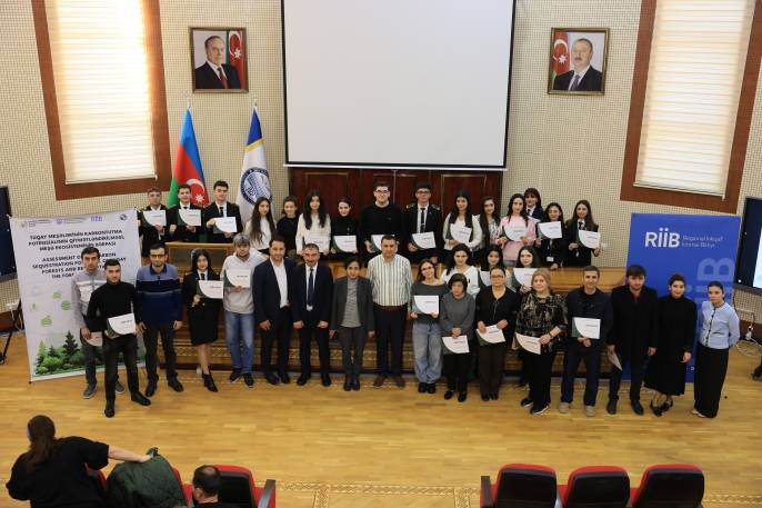 “Tuqay meşələrinin karbontutma potensialının qiymətləndirilməsi, meşə ekosisteminin bərpası” layihəsi çərçivəsində təlim təşkil olunub – FOTO