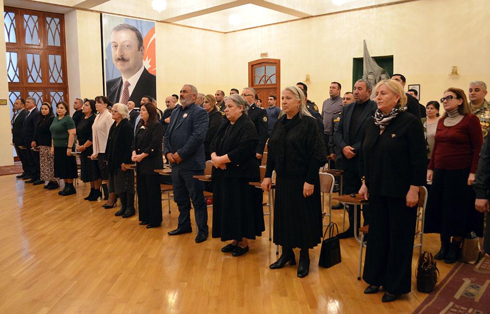 Vətən Müharibəsi Qəhrəmanı Elçin Mansurovun xatirəsi anıldı - FOTO/VİDEO