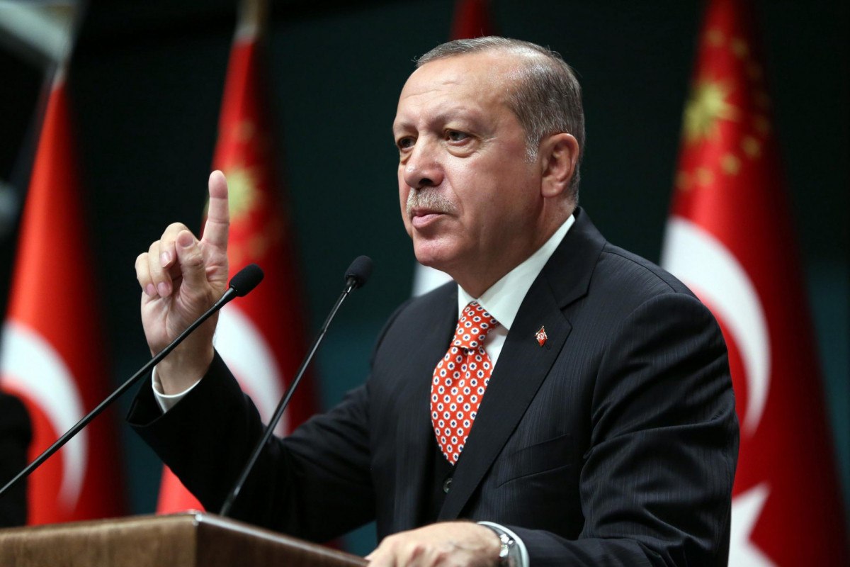 Ərdoğan: "Suriyada İŞİD və PKK/PYD terror təşkilatlarının başı əziləcək" Ərdoğan: "Suriyada İŞİD və PKK/PYD terror təşkilatlarının başı əziləcək"