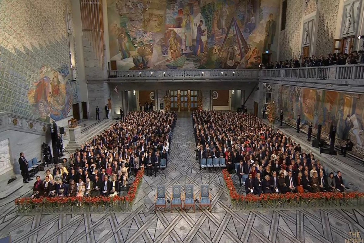 Nobel mükafatı laureatlara təqdim edildi - FOTO