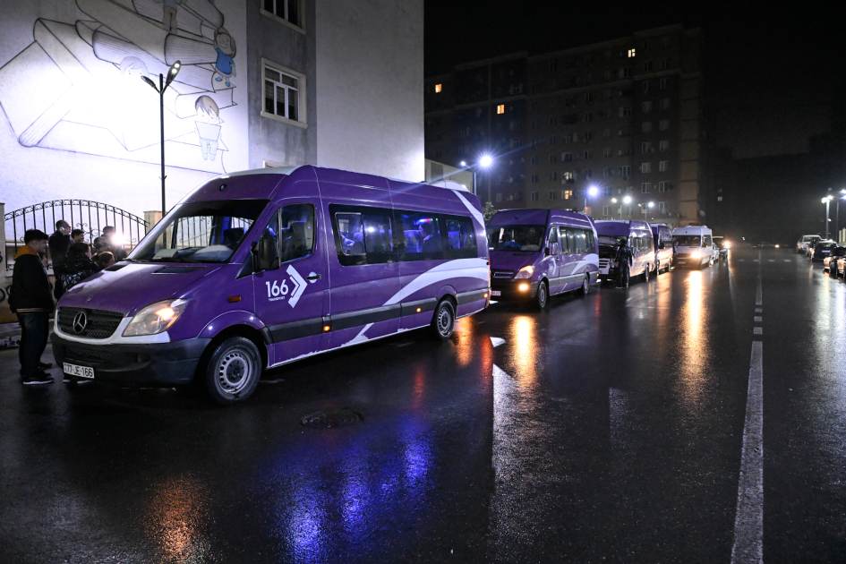 Şuşa şəhərinə növbəti köç karvanı yola salındı – FOTO