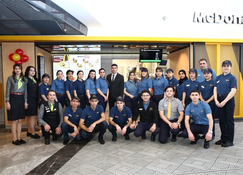 “Sevinc Mall”da “McDonald's Azərbaycan”ın yeni restoranı açıldı – FOTO 