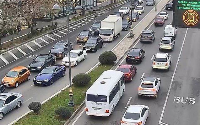 Bakıda əksər yollarda tıxac var - SİYAHI