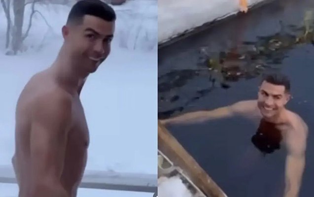 Ronaldo Milad bayramını ailəsi ilə Finlandiyada qeyd edir - VİDEO