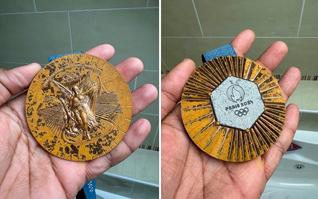 Olimpiya medalı 4 aya bərbad vəziyyətə düşdü