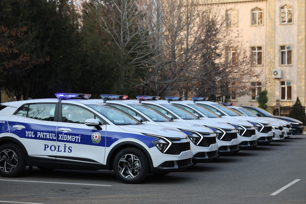 Naxçıvan polisinə yeni avtomobillər verildi – FOTO 