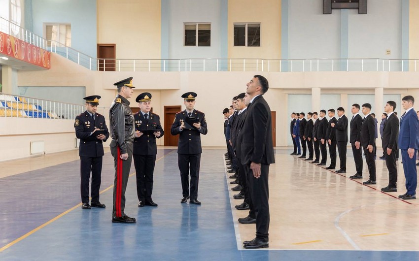 Daxili işlər naziri İsmayıllıda sıra baxışı keçirdi - FOTO/VİDEO