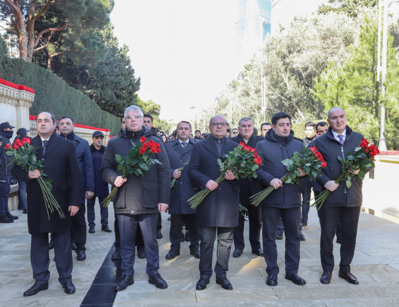 ANAMA nümayəndələri Şəhidlər xiyabanını ziyarət etdilər - FOTO