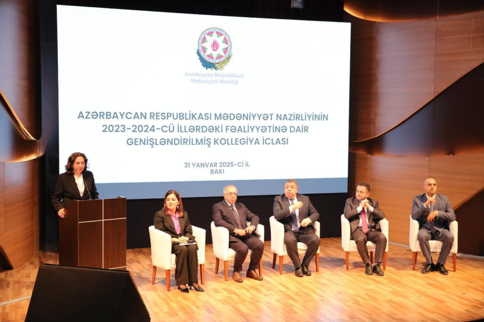 Ölkəmizdə 2023-2024-cü illər üzrə mədəniyyət sahəsinin mənzərəsinə nəzər salındı - FOTO/VİDEO