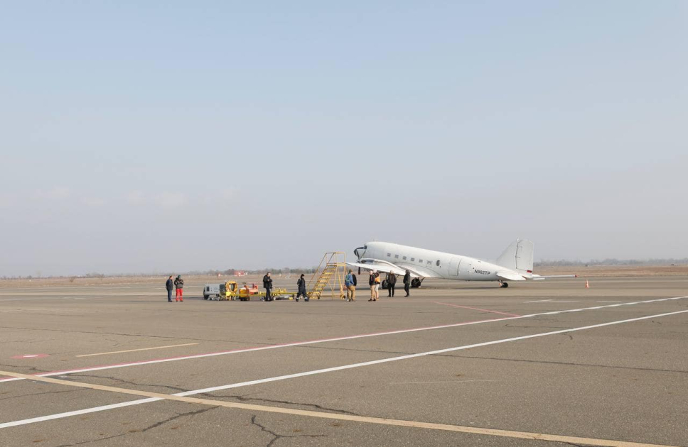 SOCAR ilk dəfə quru sahəsində aeroqravimetrik tədqiqat işlərinə start verdi – FOTO