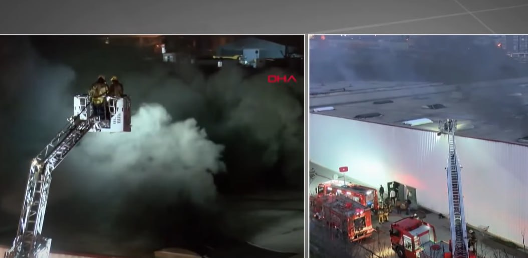 İstanbulda yanğın başladı - VİDEO
