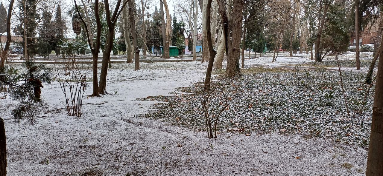 Bu rayonlarda yolları buz bağlayıb - FOTO/VİDEO