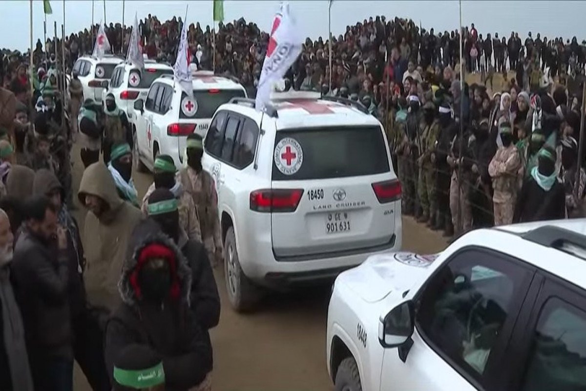 HƏMAS Qəzza zolağında ölən 4 girovun meyitini təhvil verdi